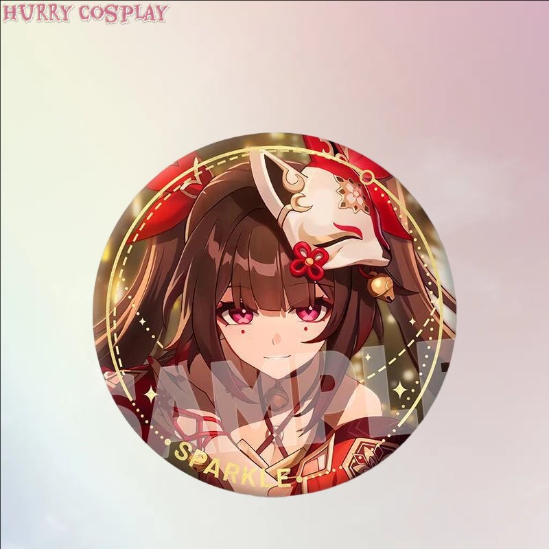 Honkai: Star Rail,Badge,Honkai Star Rail Character Badges 75mm Part 1